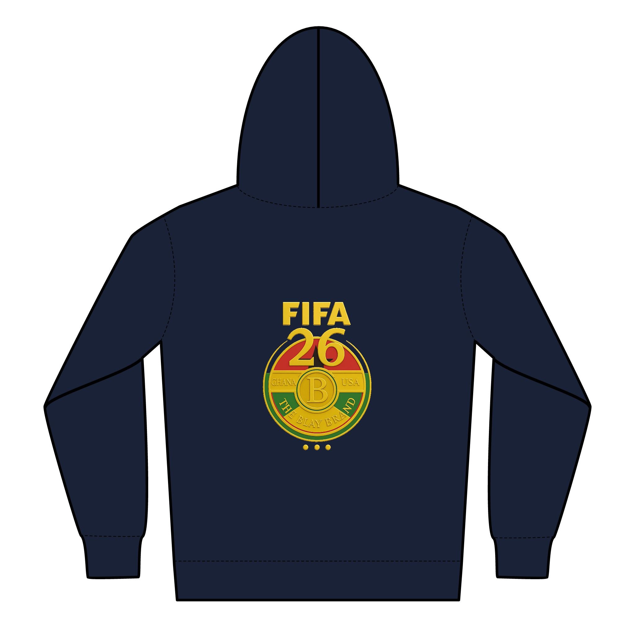 Youth Hoodie - FIFA 26 Badge Soccer Zip-Up Hoodie - The Blay Brand