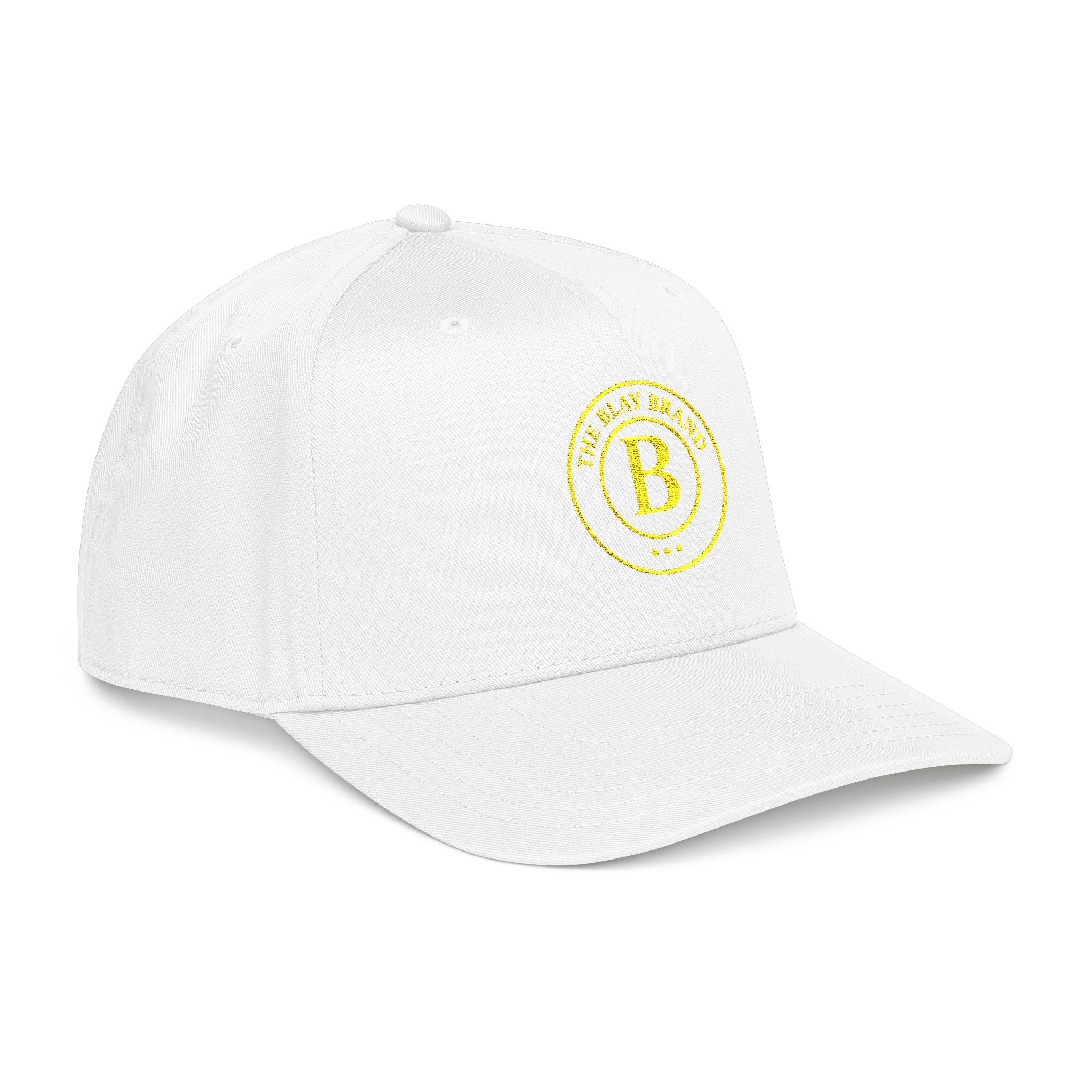 The Blay Brand Signature  Baseball Cap — Vintage Gold Monogram Logo Hat