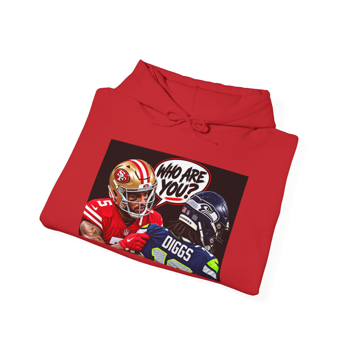 Who Are You? Diggs Football Fan Hoodie