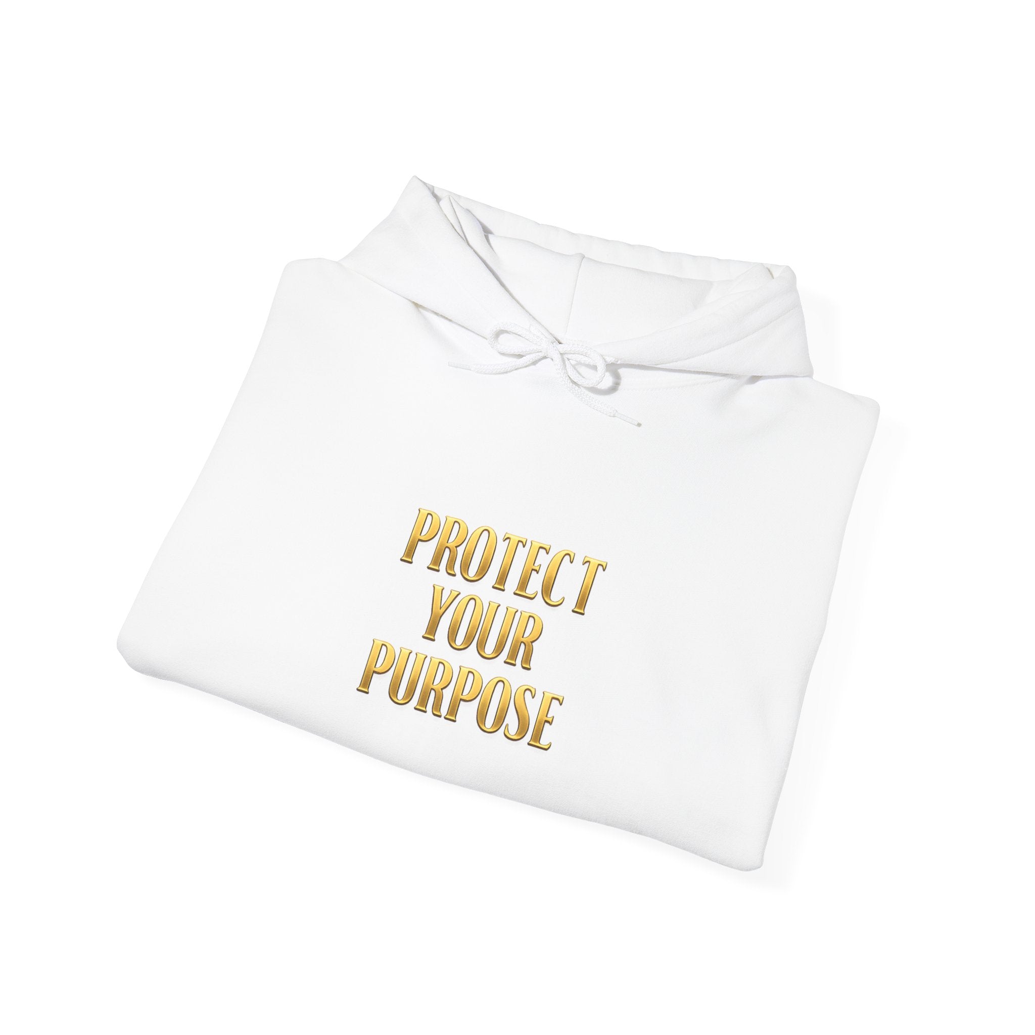 Gye Nyame 'Protect Your Purpose' Hoodie — Motivational Protection Logo 2026