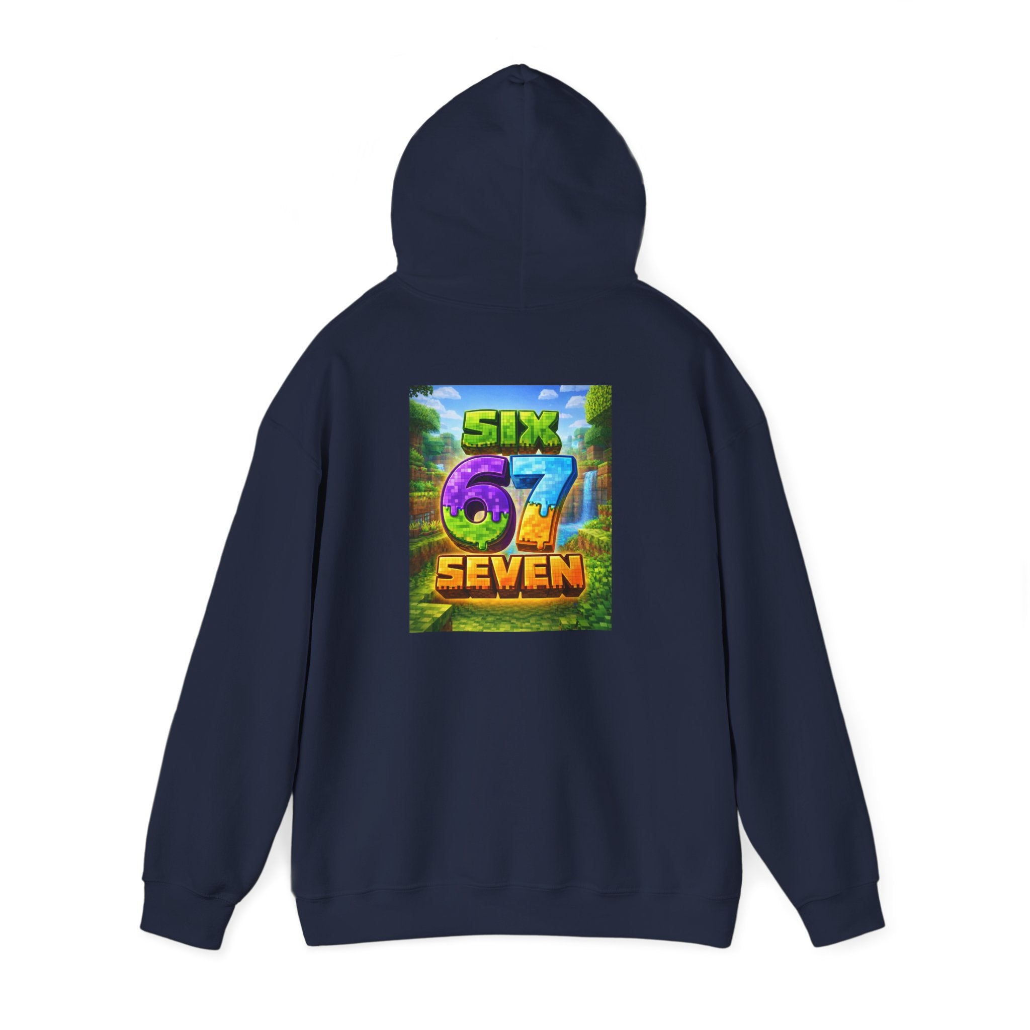 Hoodie — Colorful "Six 67 Seven" Graphic Hoodie (Gaming/Nature Vibe)