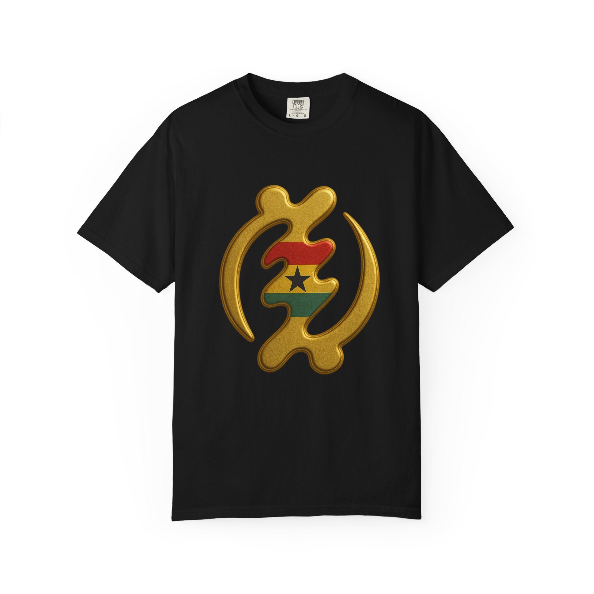 Ghana Flag Emblem T-Shirt — African Pride Graphic Tee