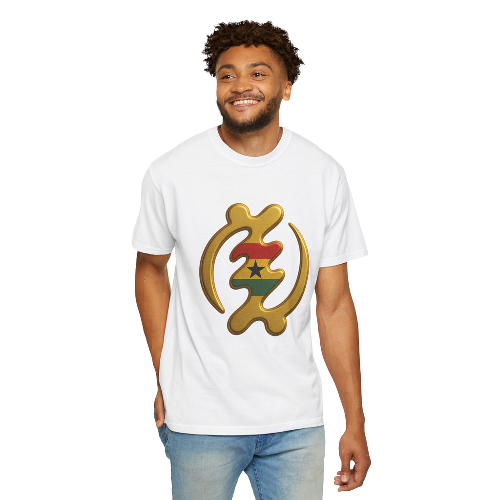 Ghana Flag Emblem T-Shirt — African Pride Graphic Tee