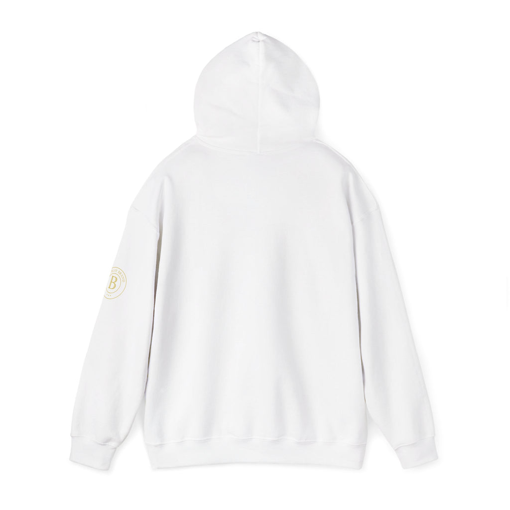 Hoodie — Minimalist Gold Monogram “B” Logo Pullover