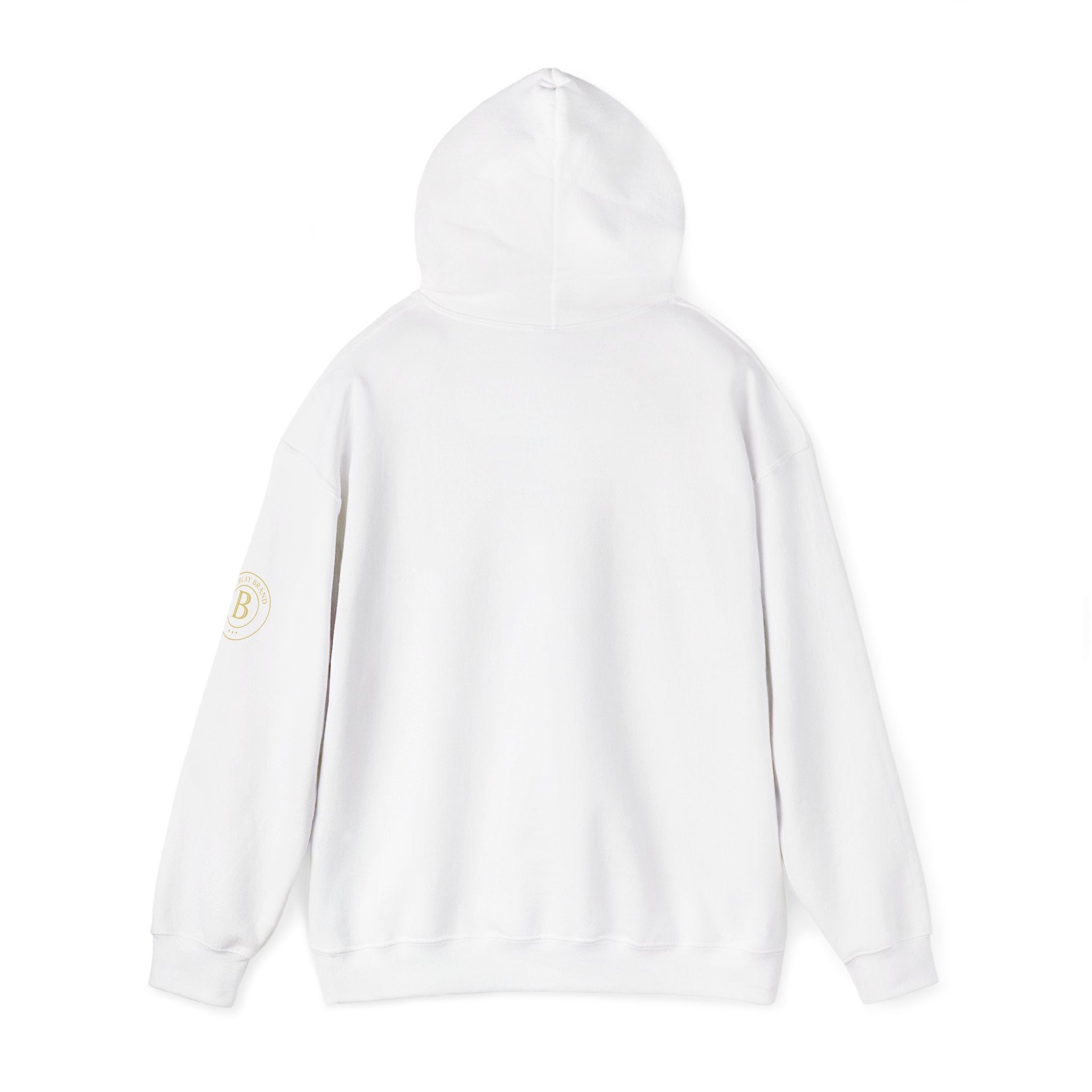 Hoodie — Minimalist Gold Monogram “B” Logo Pullover