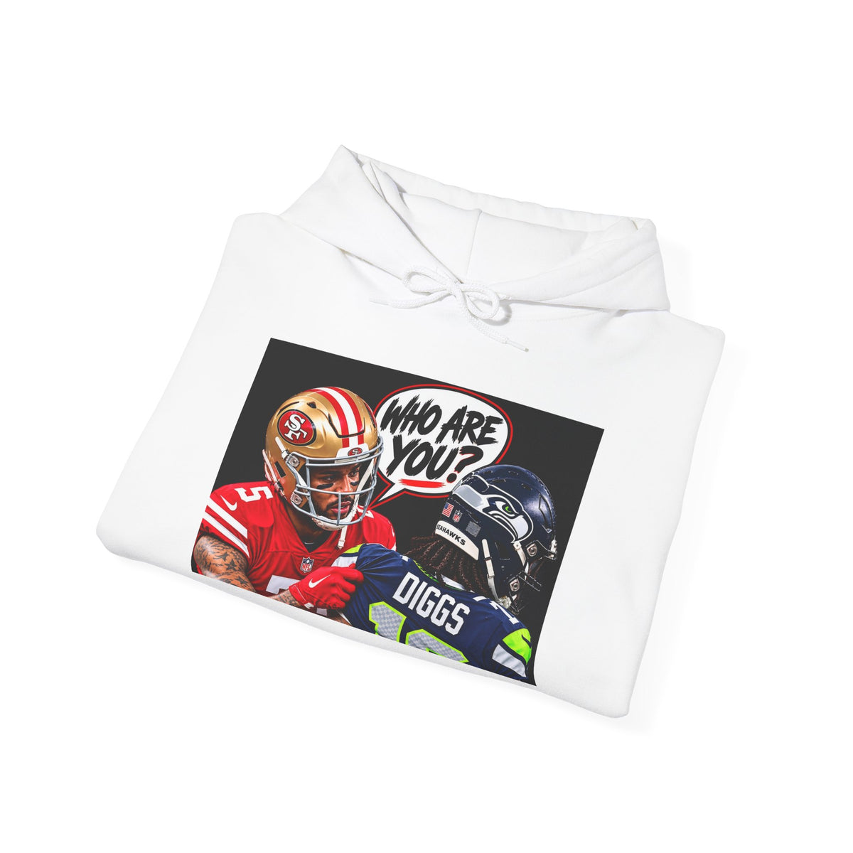 Who Are You? Diggs Football Fan Hoodie