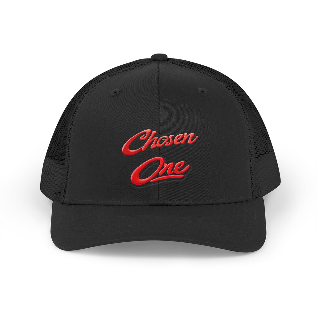 Retro Trucker Hat — 'Chosen One' Embroidered Mesh Cap