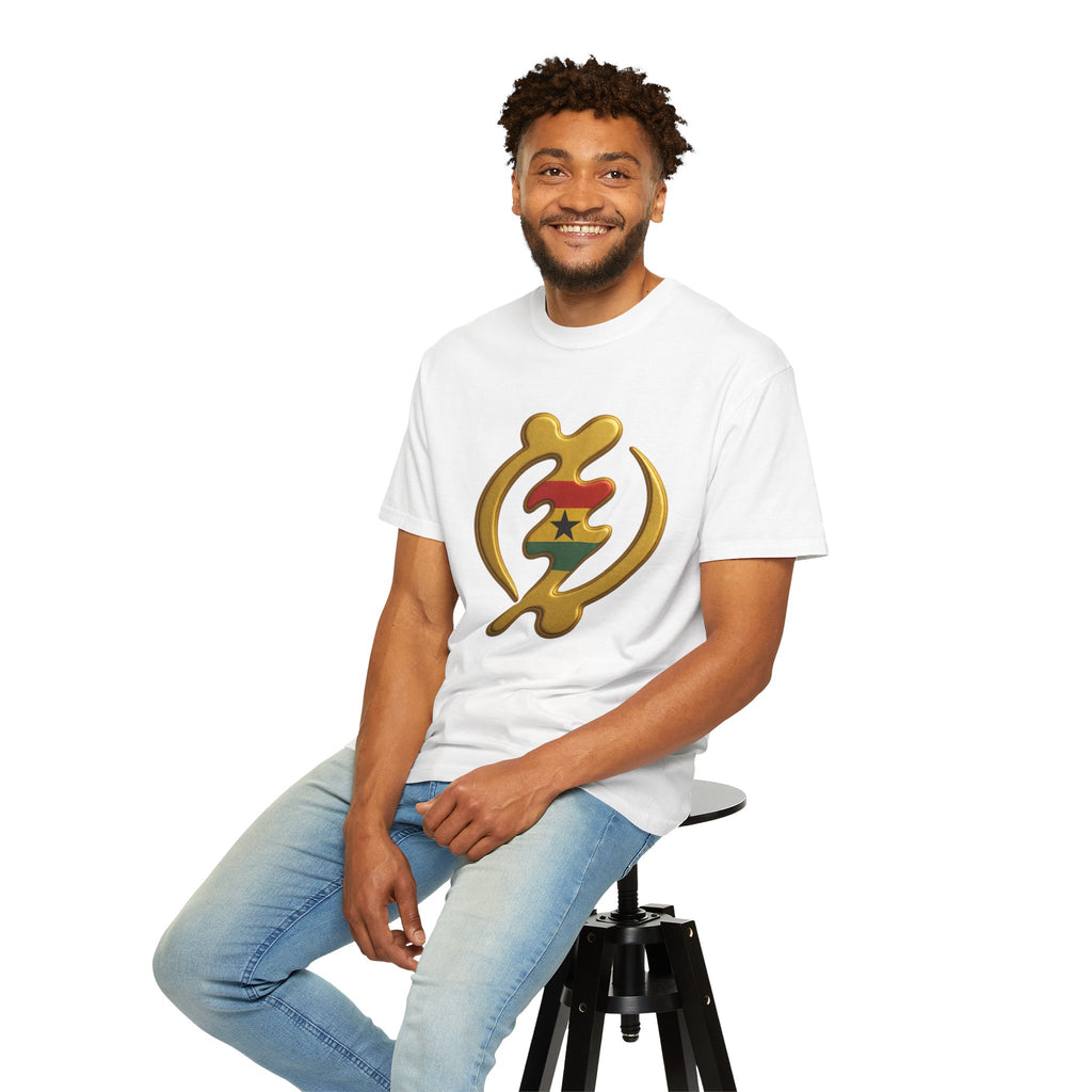 Ghana Flag Emblem T-Shirt — African Pride Graphic Tee