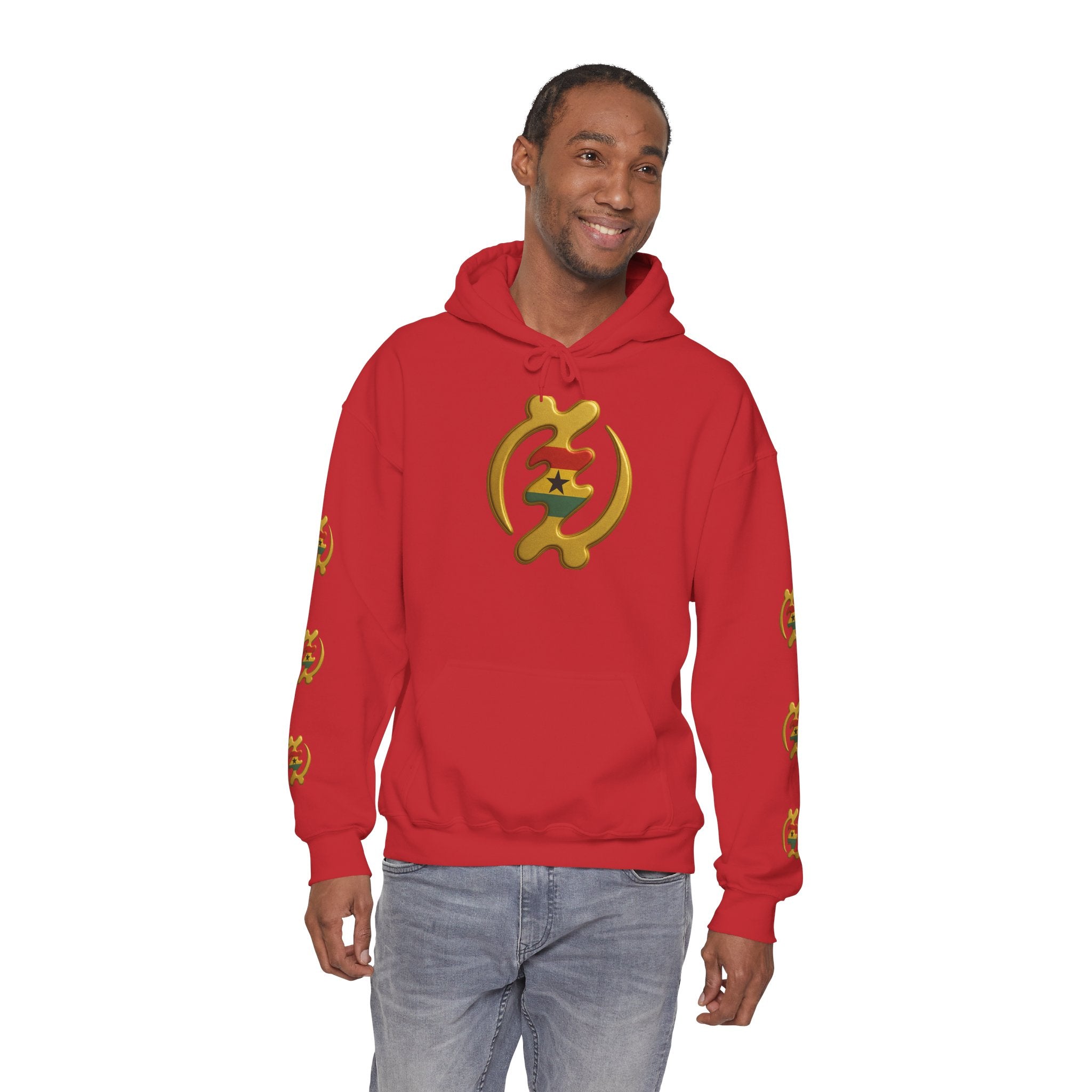 Gye Nyame Hoodie — Adinkra Symbol of Divine Protection Sweatshirt