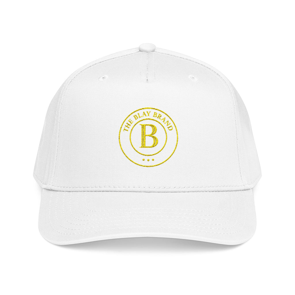 The Blay Brand Signature  Baseball Cap — Vintage Gold Monogram Logo Hat