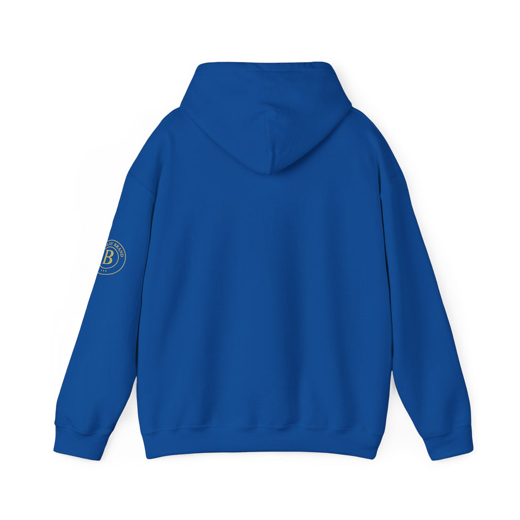 Hoodie — Minimalist Gold Monogram “B” Logo Pullover