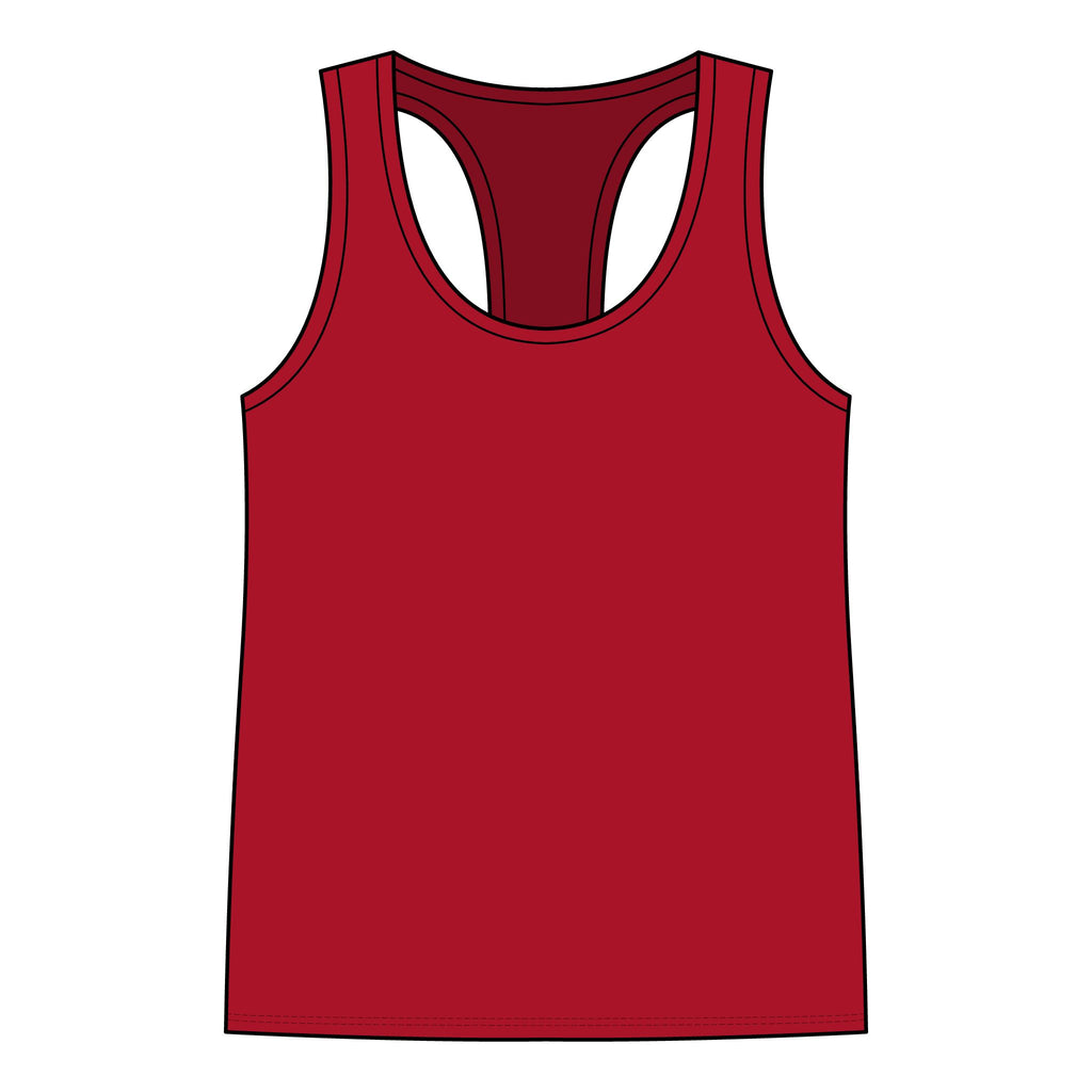 Ghana Crest Racerback Tank Top — Gold Coat of Arms Patriotic Women's Tank