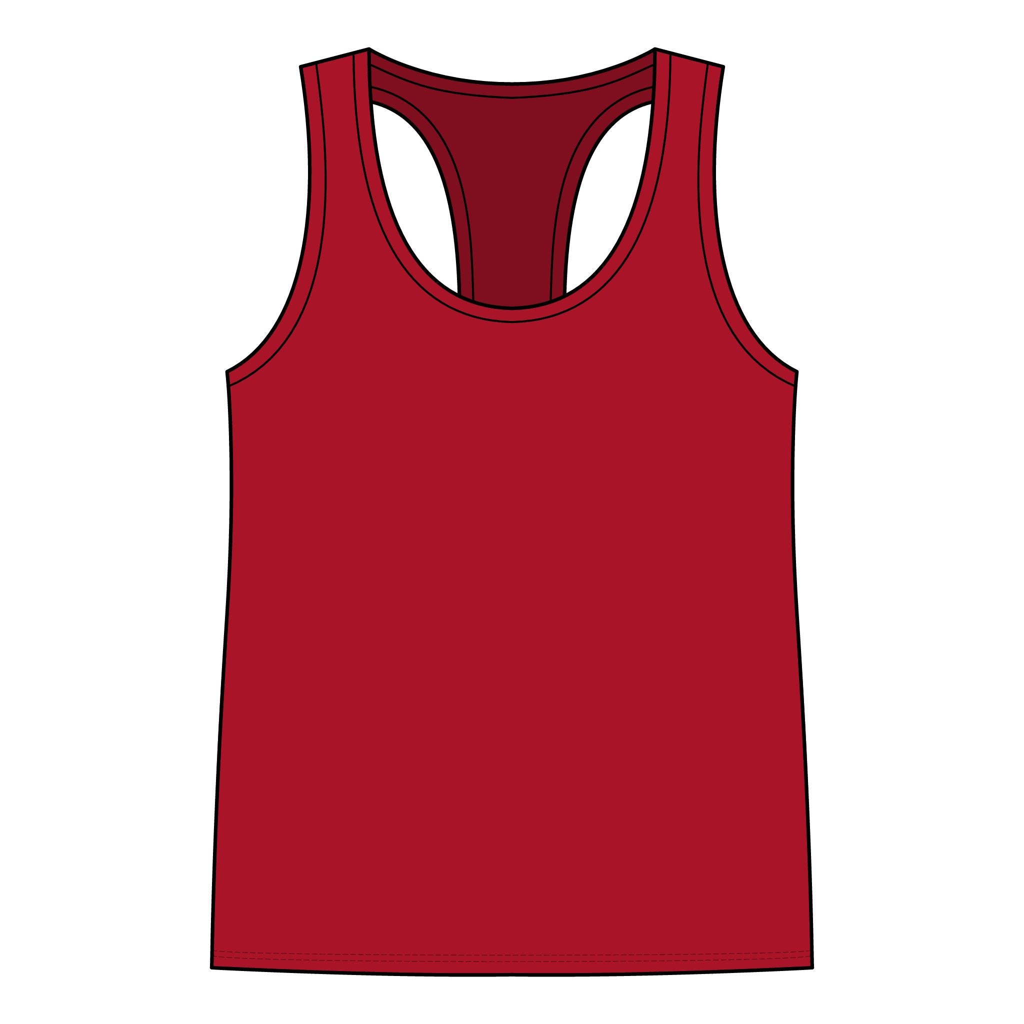 Ghana Crest Racerback Tank Top — Gold Coat of Arms Patriotic Women's Tank