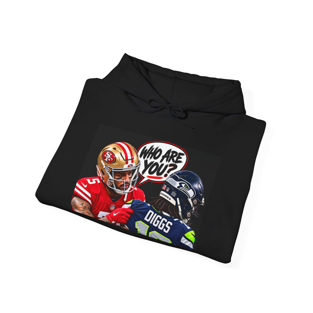 Who Are You? Diggs Football Fan Hoodie