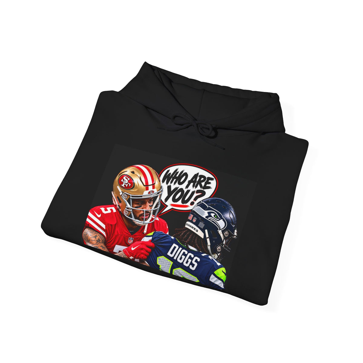 Who Are You? Diggs Football Fan Hoodie