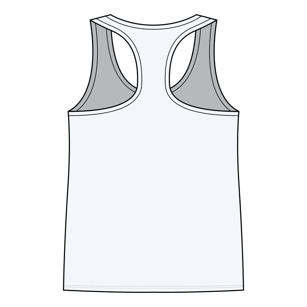 Ghana Crest Racerback Tank Top — Gold Coat of Arms Patriotic Women's Tank