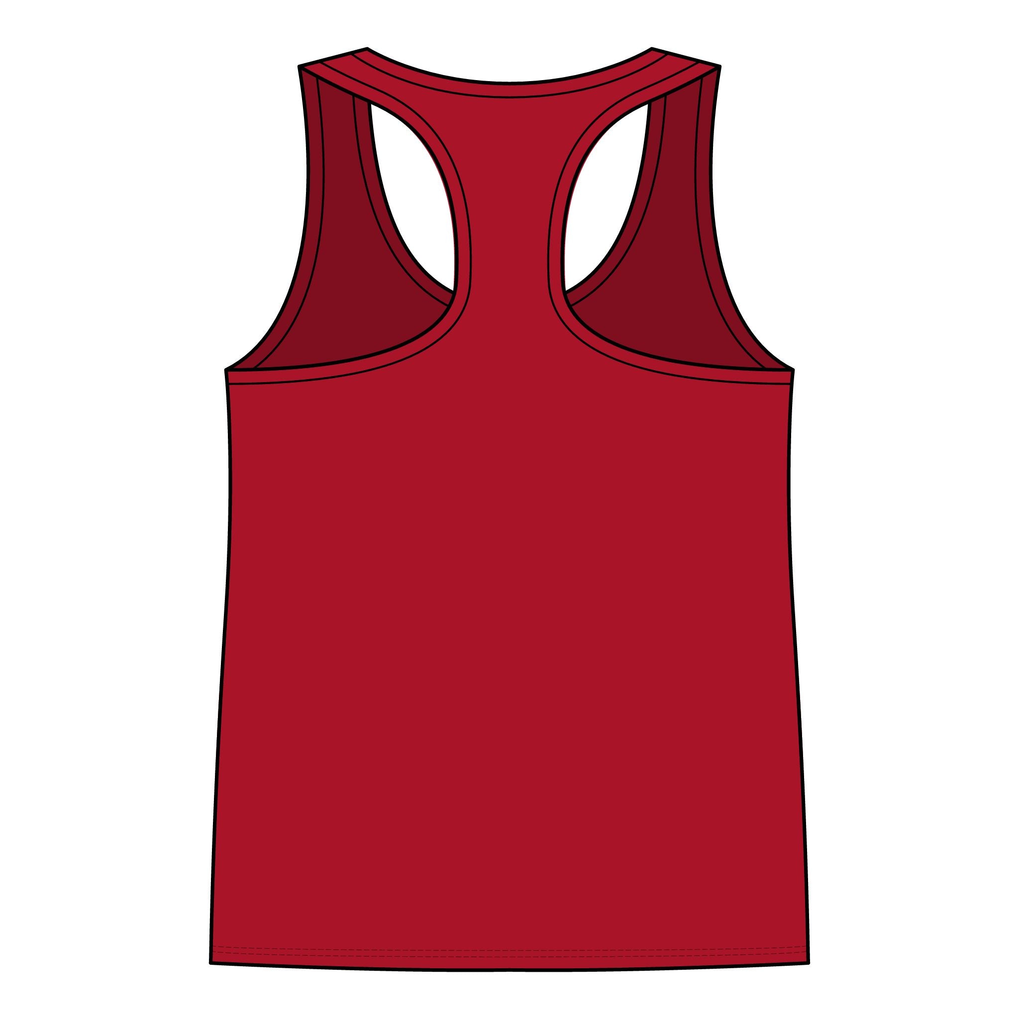 Ghana Crest Racerback Tank Top — Gold Coat of Arms Patriotic Women's Tank