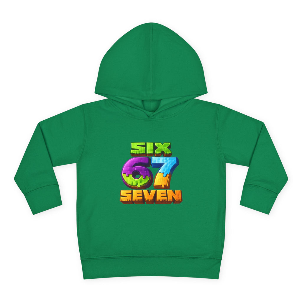Toddler Hoodie — Colorful "Six 7 Seven" Gaming Style Pullover