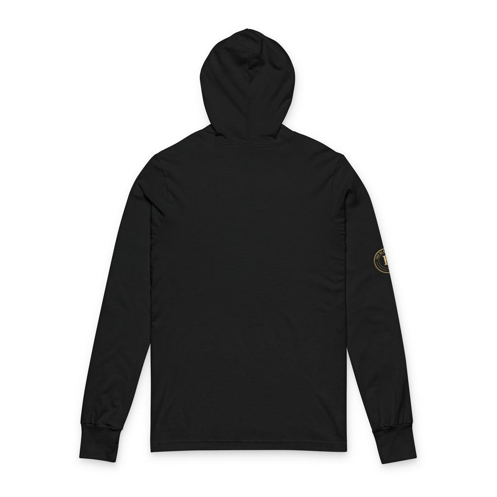 Elevate Your Purpose Hooded Long Sleeve Tee — Inspirational Motivational Hoodie Tee