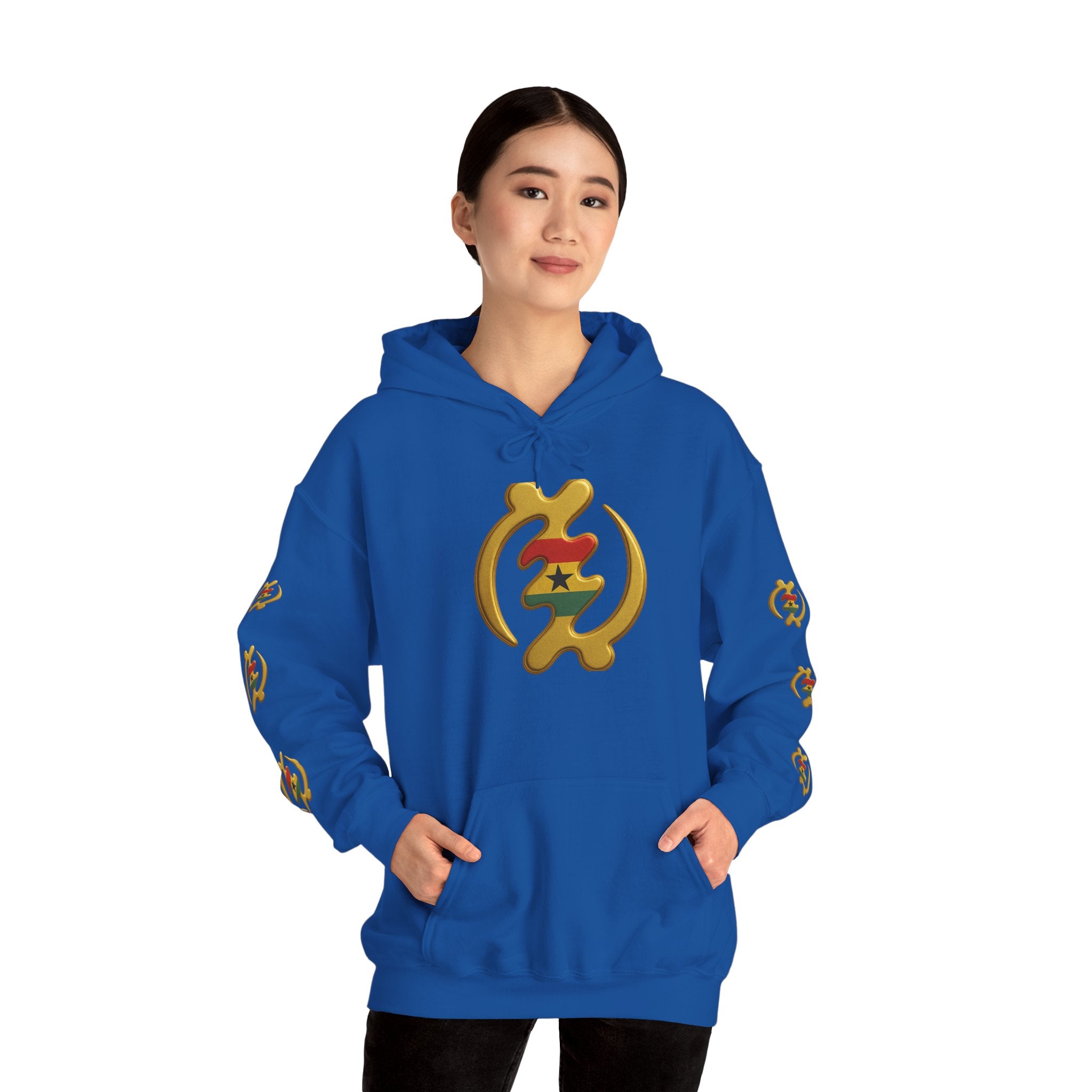 Gye Nyame Hoodie — Adinkra Symbol of Divine Protection Sweatshirt