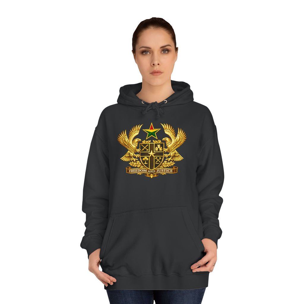 Ghana Coat of Arms Hoodie — Heritage Crest Pullover