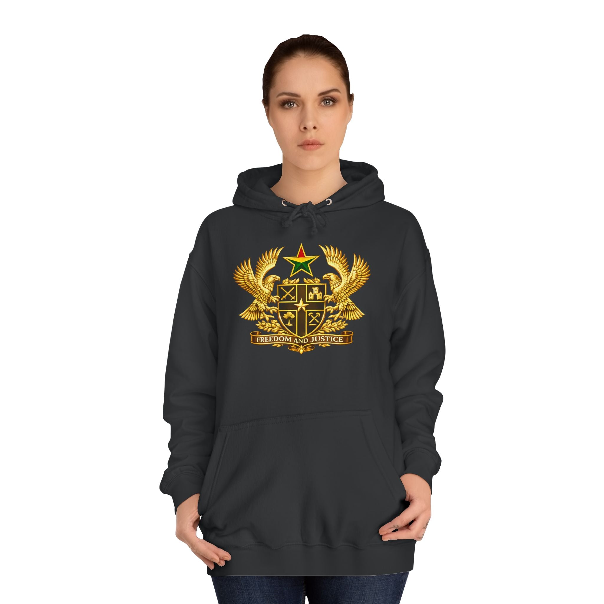 Ghana Coat of Arms Hoodie — Heritage Crest Pullover