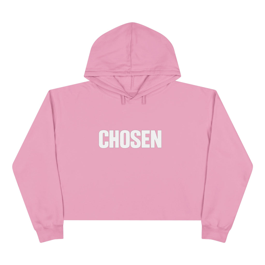 Chosen- Crop Hoodie — Inspirational Christian Streetwear