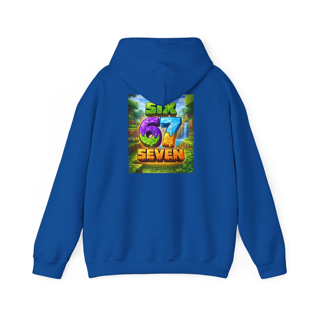 Hoodie — Colorful "Six 67 Seven" Graphic Hoodie (Gaming/Nature Vibe)