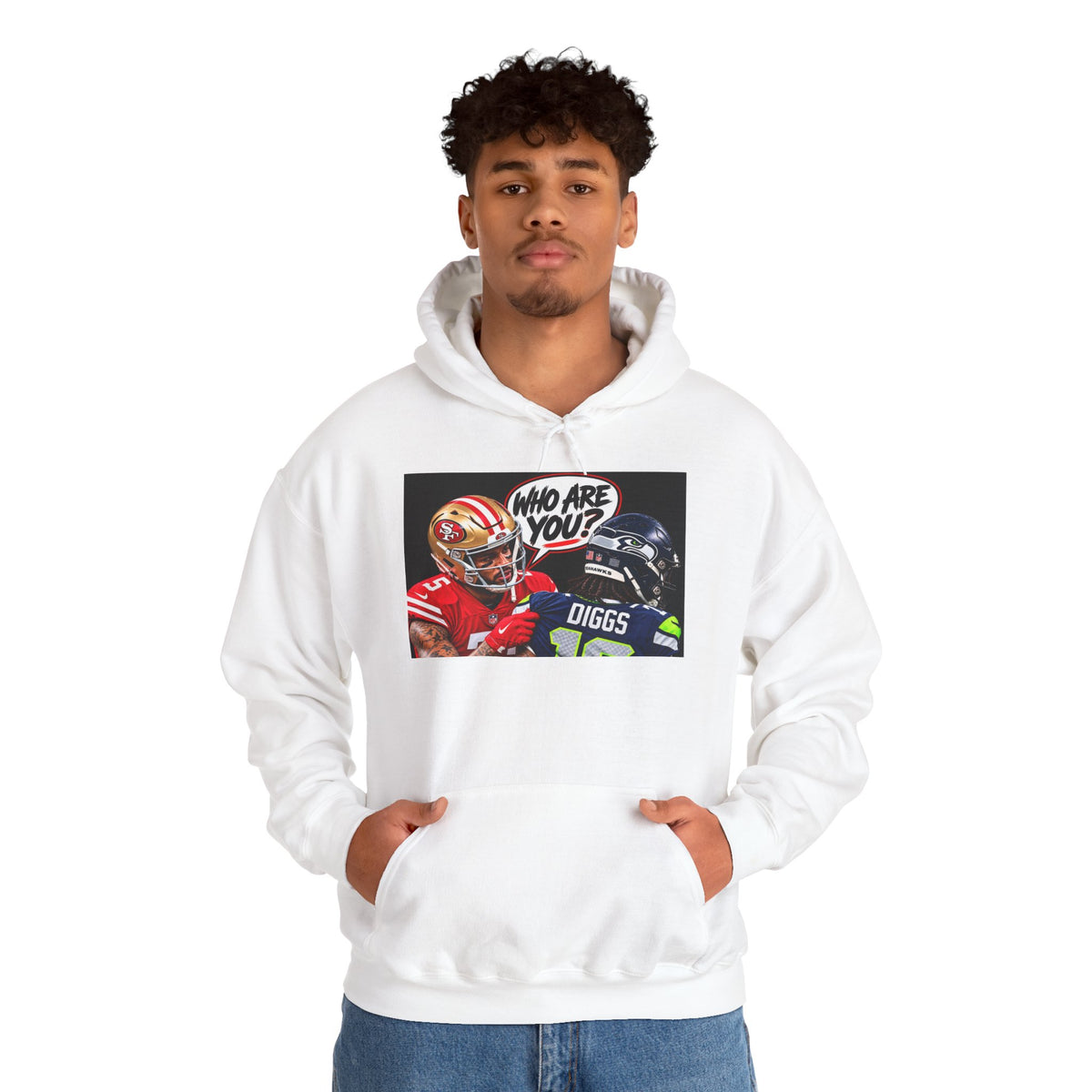 Who Are You? Diggs Football Fan Hoodie