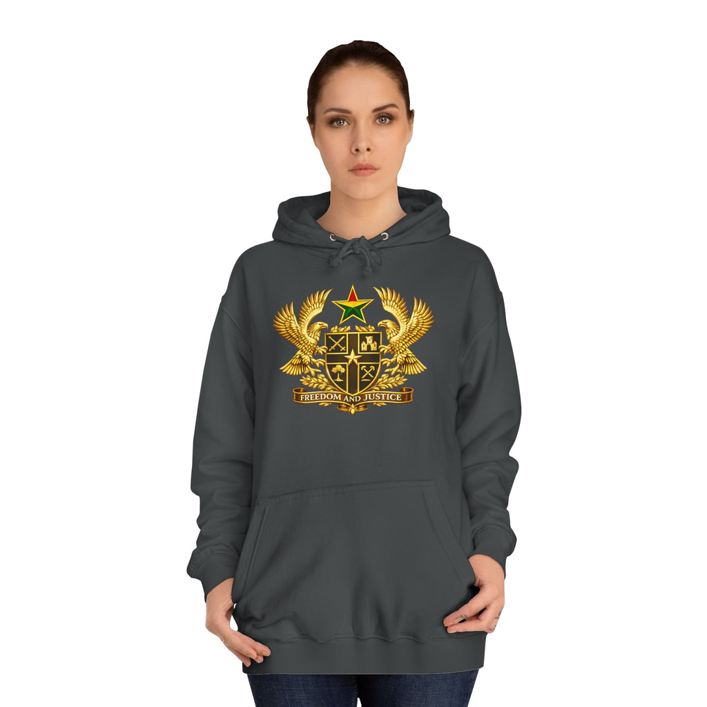 Ghana Coat of Arms Hoodie — Heritage Crest Pullover