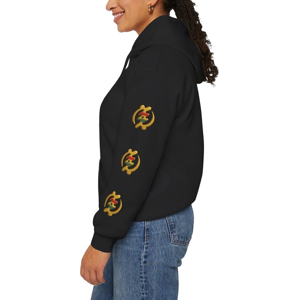 Gye Nyame Hoodie — Adinkra Symbol of Divine Protection Sweatshirt