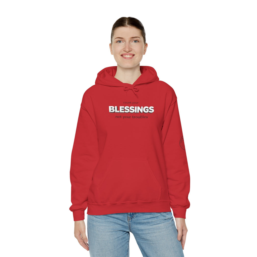 Count Your Blessings Not Your Troubles' Hoodie — 2026 Rise Inspirational Sweatshirt