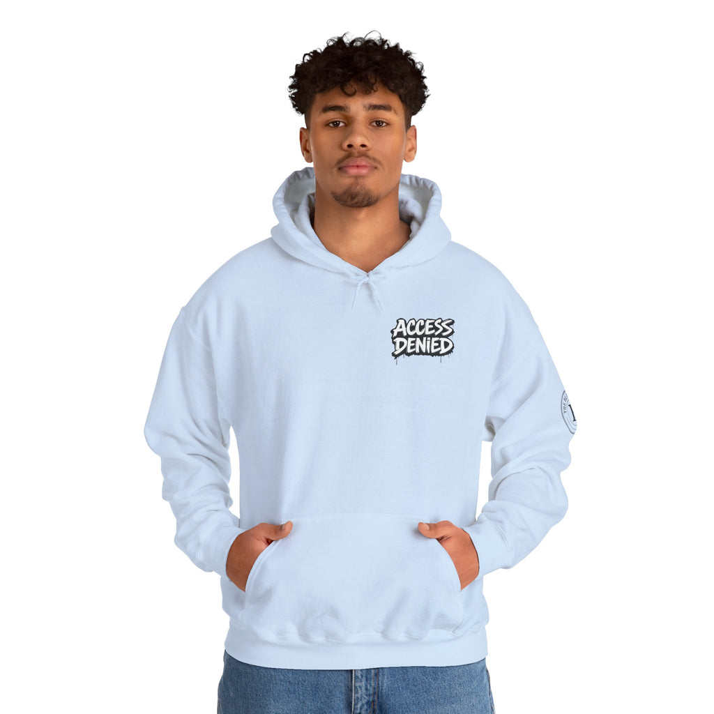 Hoodie - "Access Denied" Graffiti Hoodie -