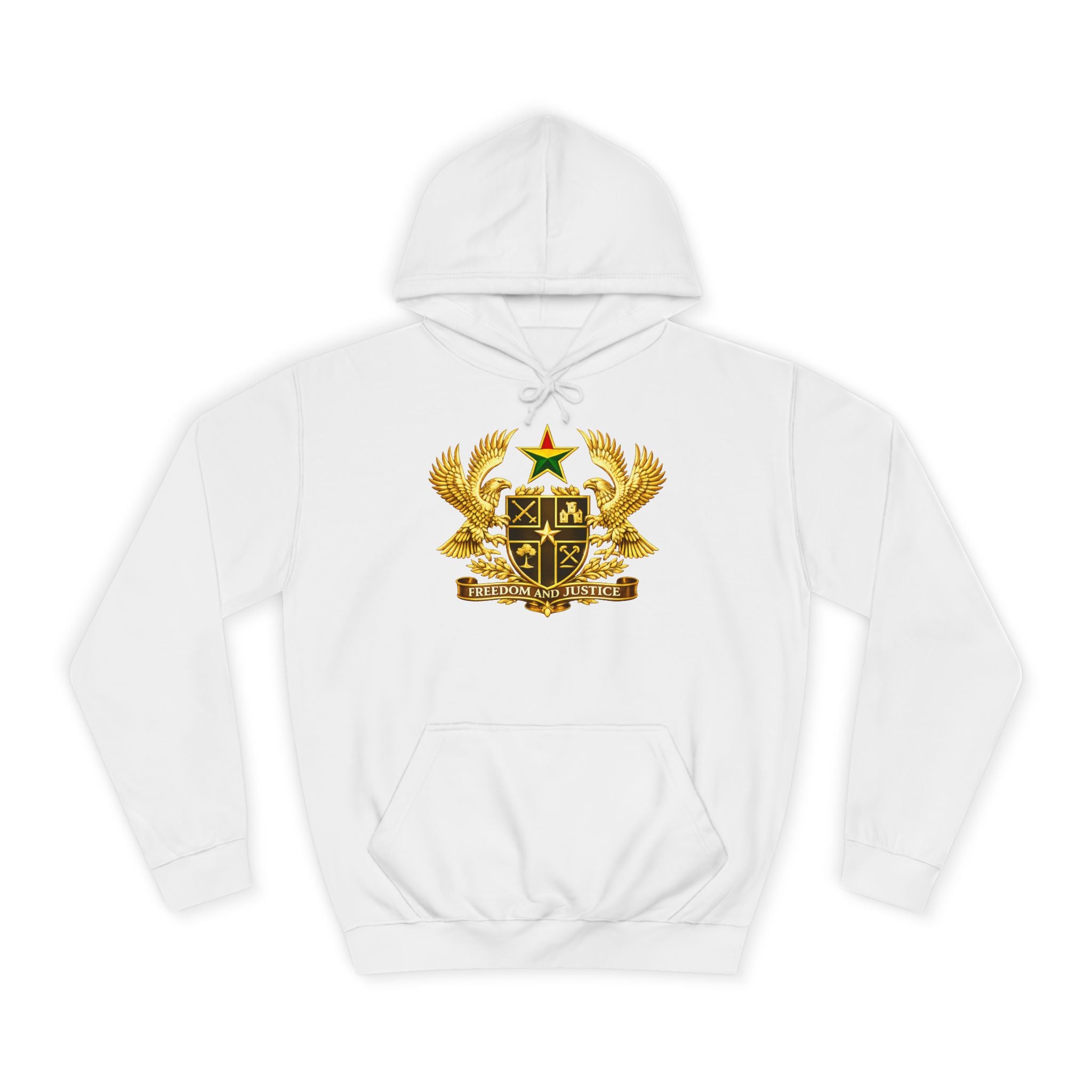 Ghana Coat of Arms Hoodie — Heritage Crest Pullover