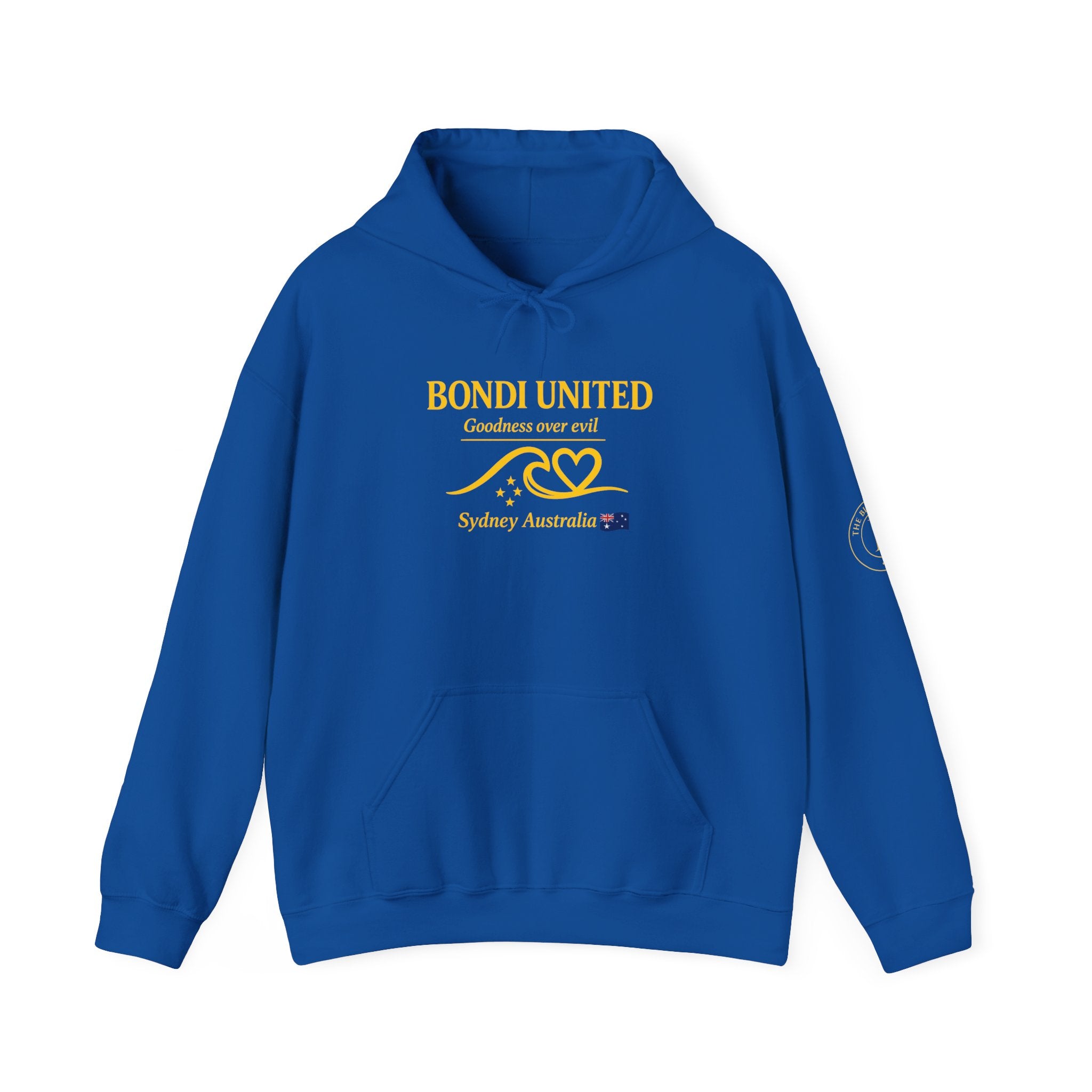 Bondi United Wave Hoodie — 'Bondi United' Surf & Beach Crew Hooded Sweatshirt