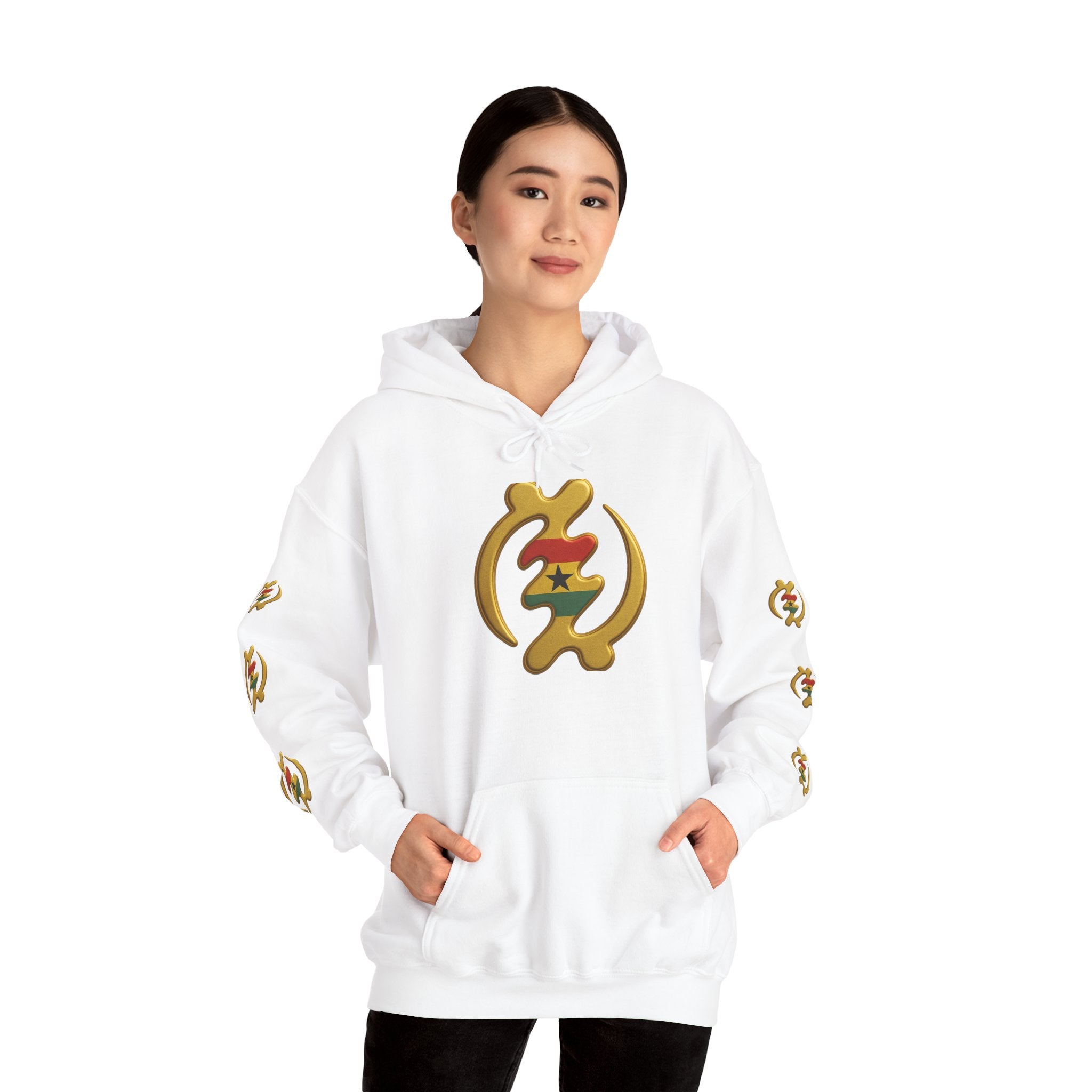 Gye Nyame Hoodie — Adinkra Symbol of Divine Protection Sweatshirt