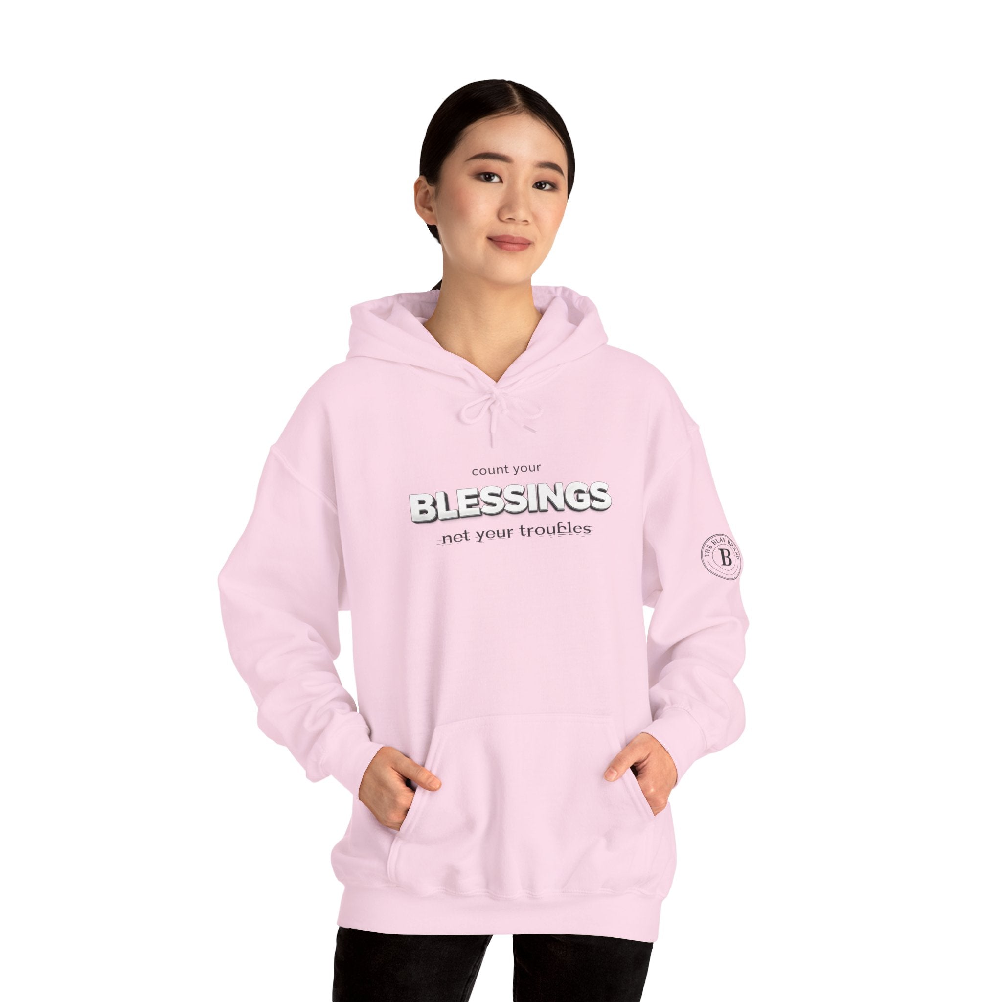 Count Your Blessings Not Your Troubles' Hoodie — 2026 Rise Inspirational Sweatshirt