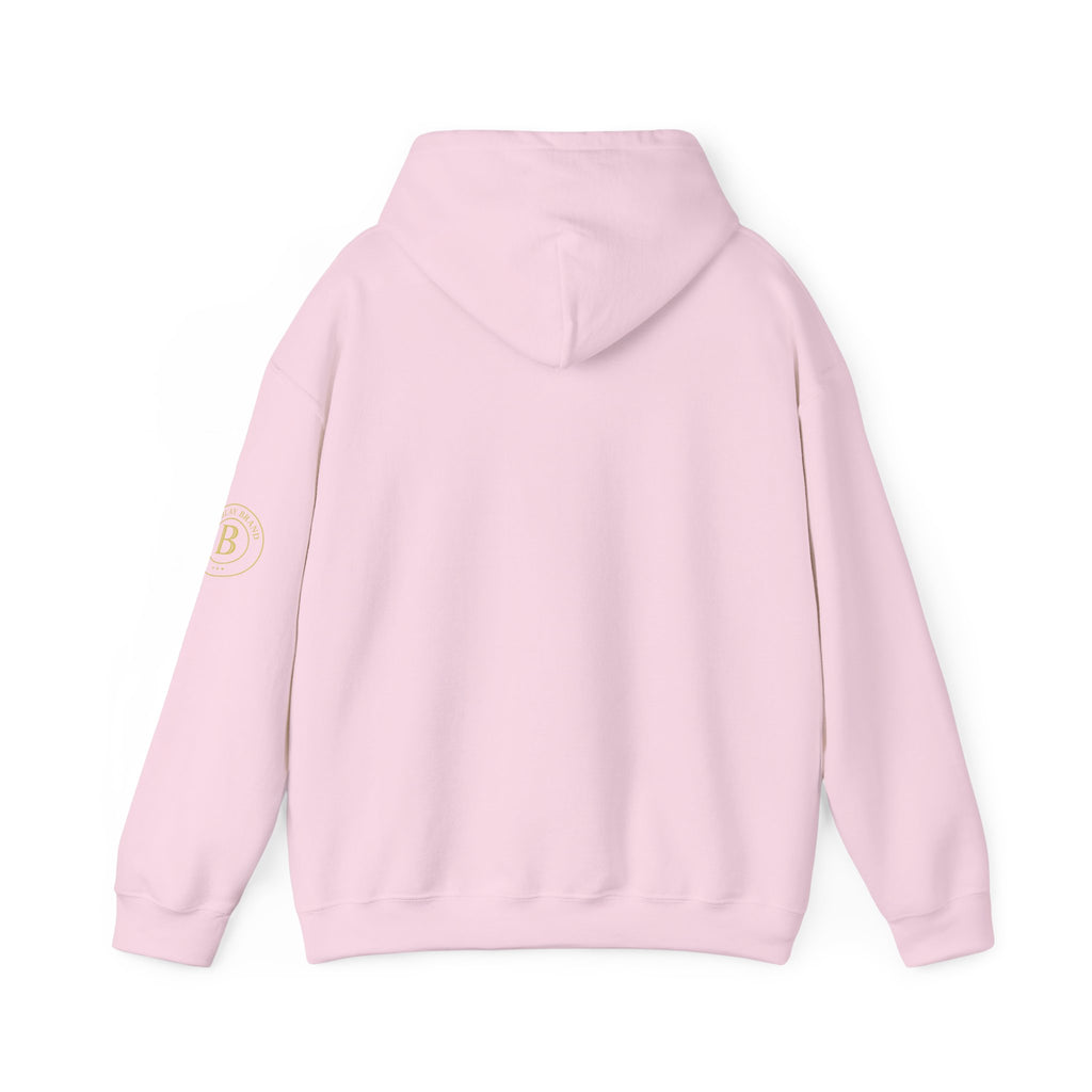 Hoodie — Minimalist Gold Monogram “B” Logo Pullover