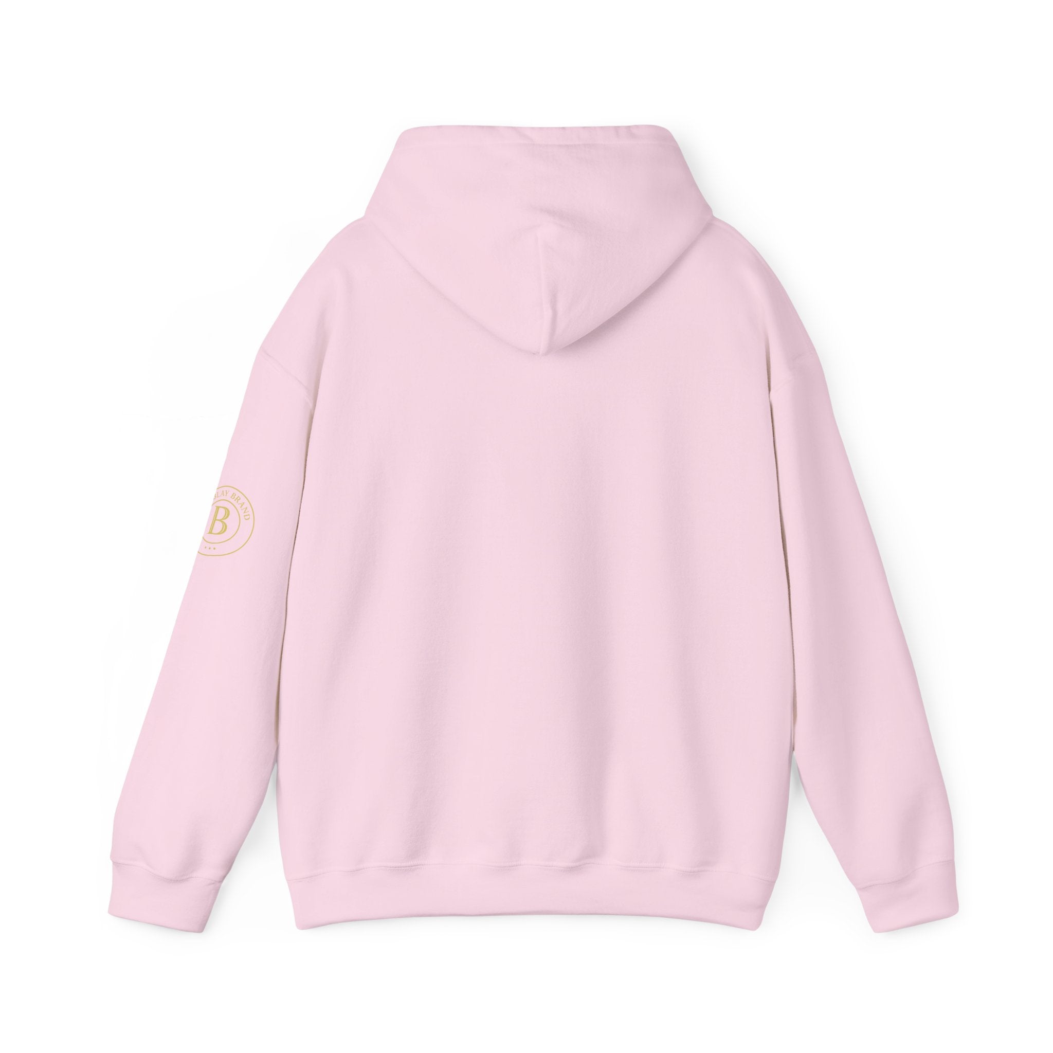 Hoodie — Minimalist Gold Monogram “B” Logo Pullover